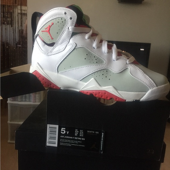 Air Jordan 7 retro hares size 5Y - Picture 3 of 5